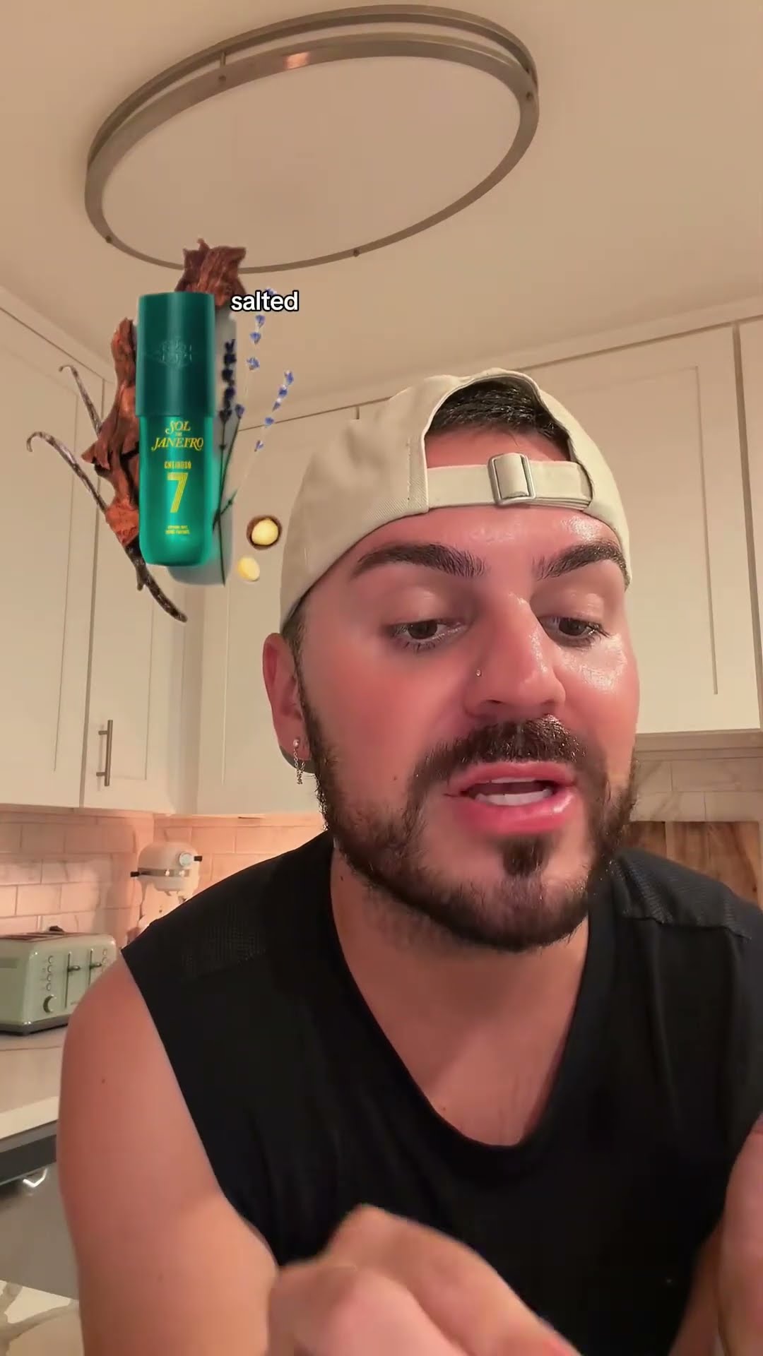 tyler reviewing sol de janeiro's new men's cologne mists