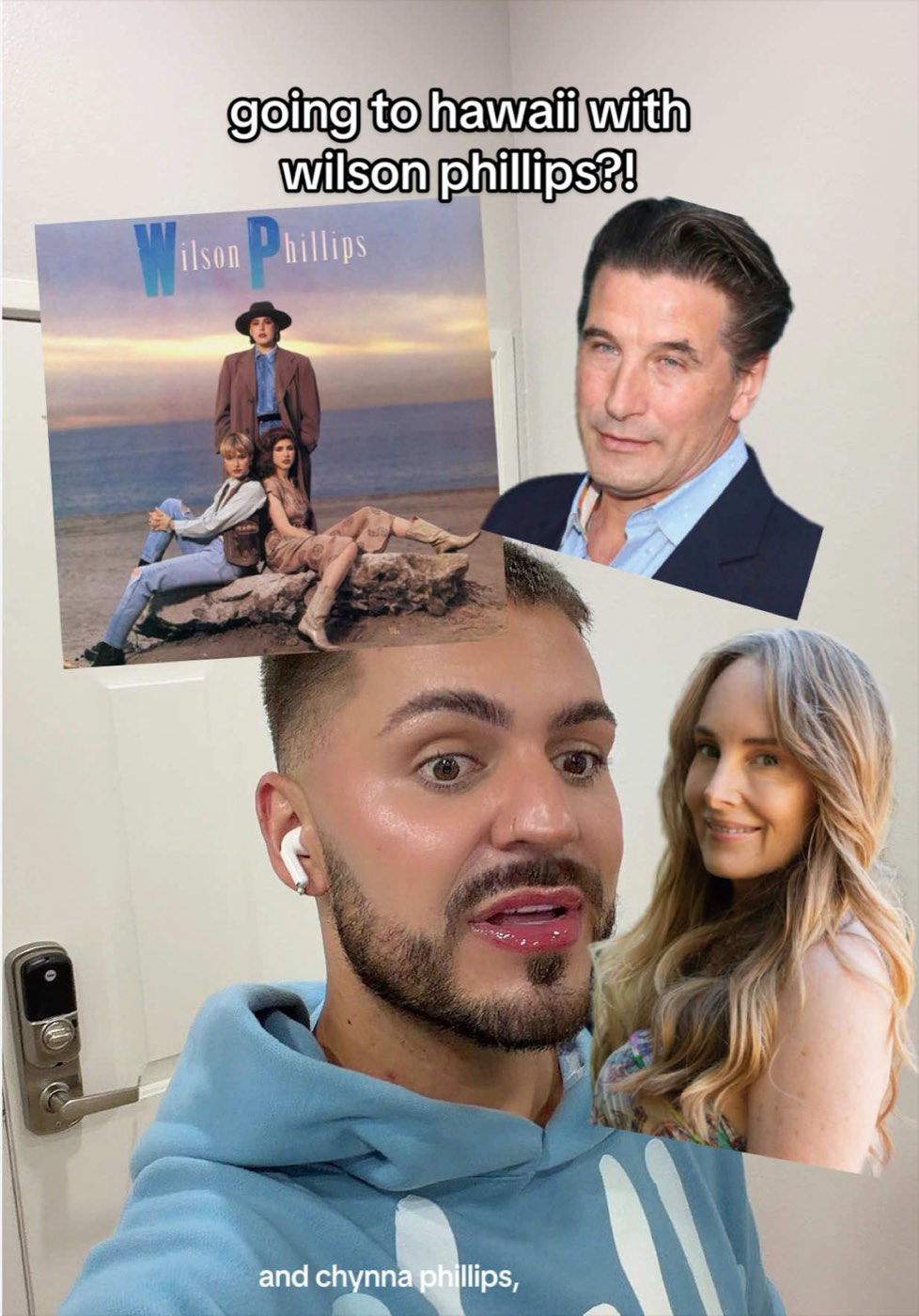 tyler in hawaii on a trip with wilson phillips